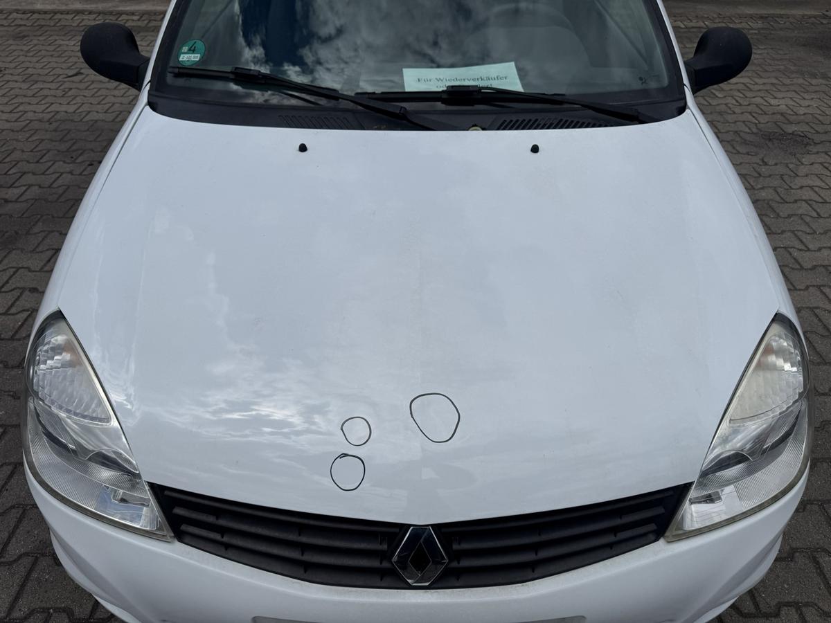 Renault Clio 2 original Motorhaube OV369 Wei&szlig; Facelift Bj.2009